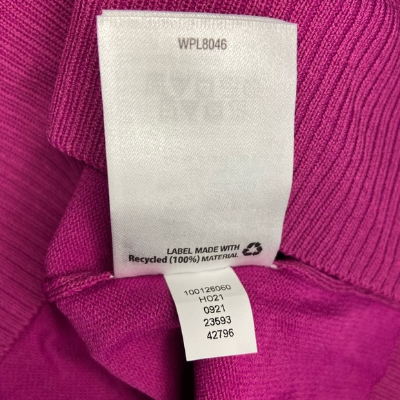 Inc International Concepts Cold Shoulder Tunic Sweater Fuchsia Pop M New - Picture 5 of 6